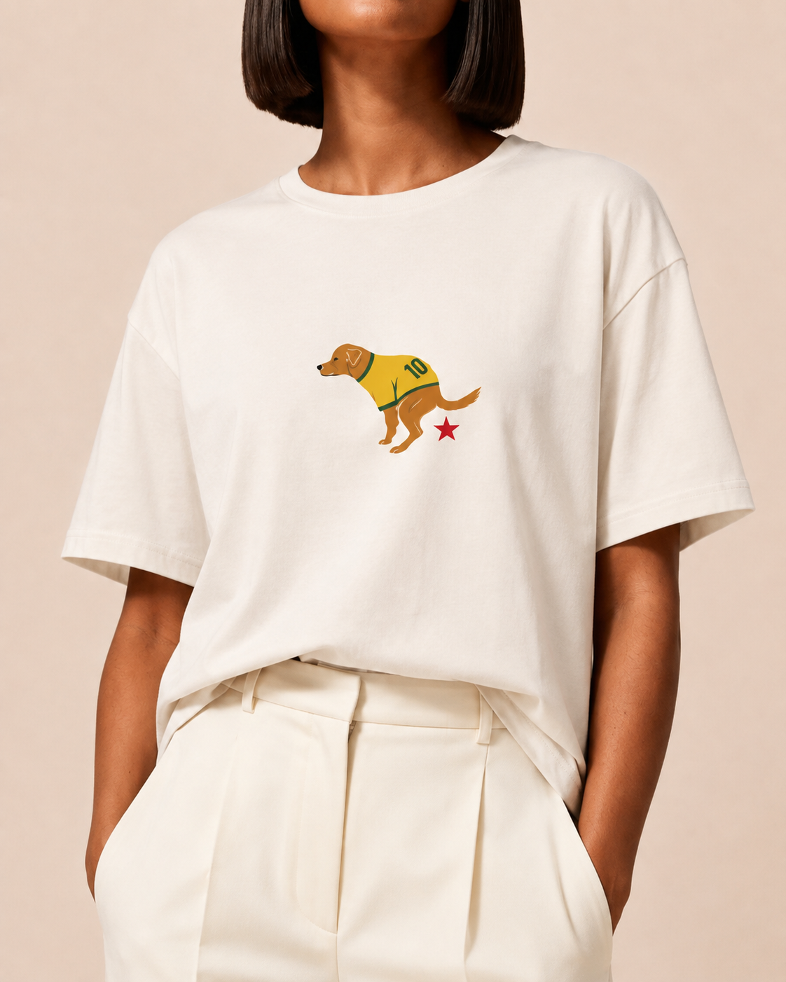 T-shirt Caramelo Patriota