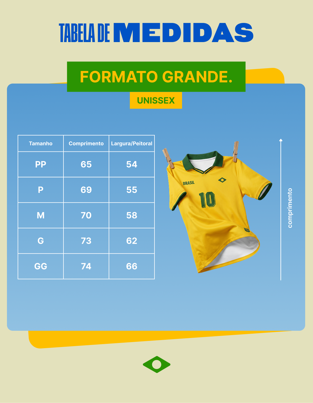 T-shirt 10 Brasil