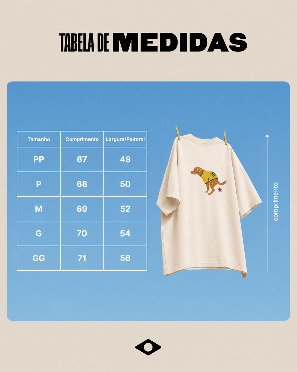 T-shirt Caramelo Patriota