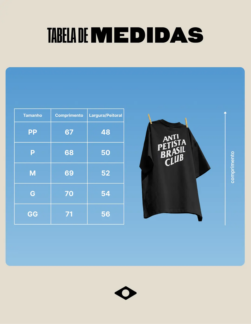T-shirt Anti-Petista Brasil Club